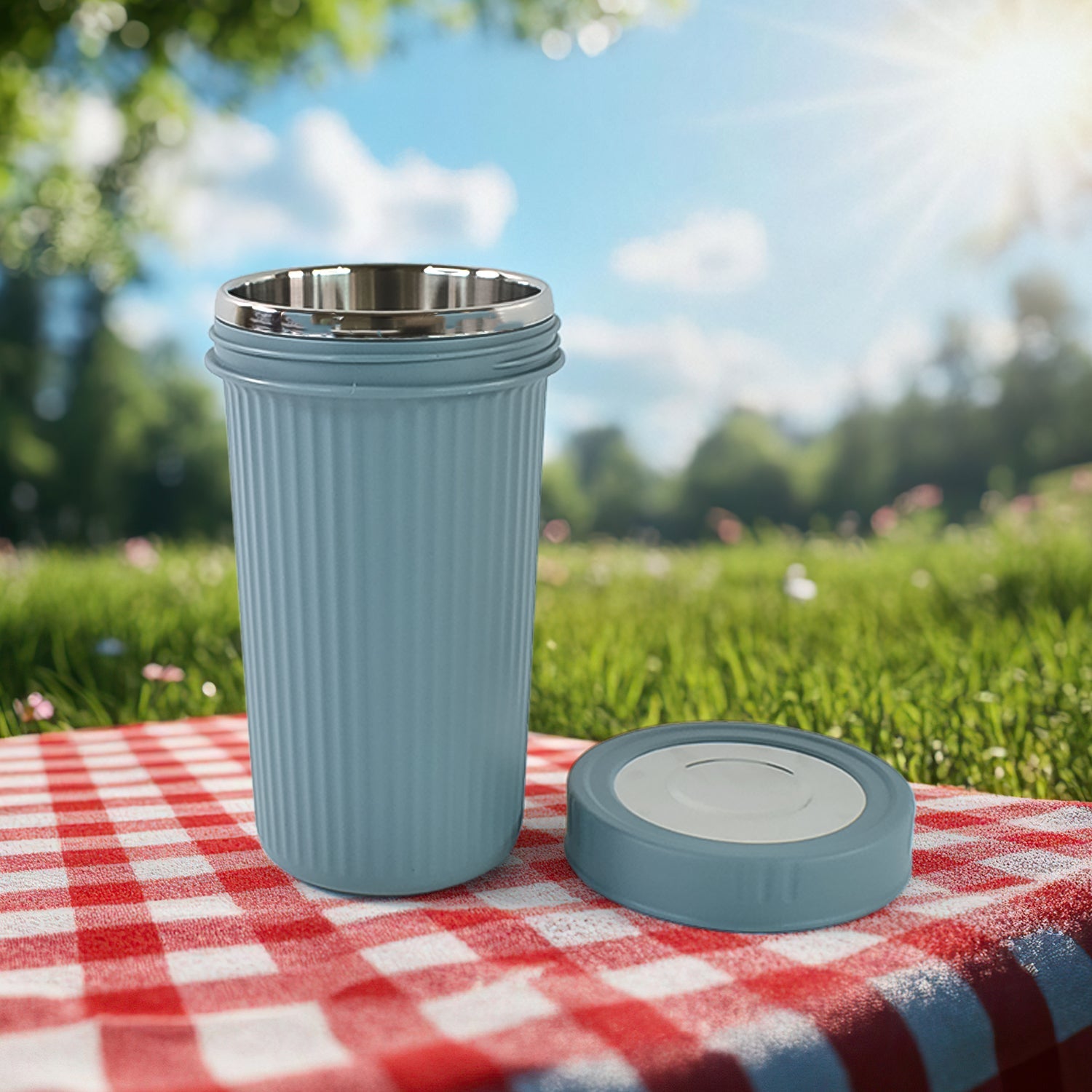 Apex Double Wall Inner Steel Travel Glass (500ml) Approx (1 Pc / Mix Color) Apex Double Wall Inner Steel Travel Glass (500ml) Approx (1 Pc / Mix Color)